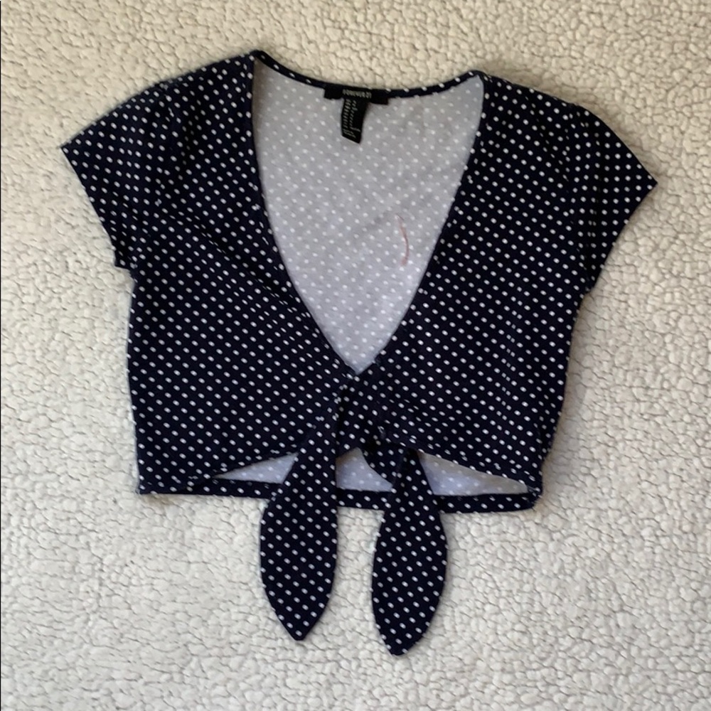 Tie crop top